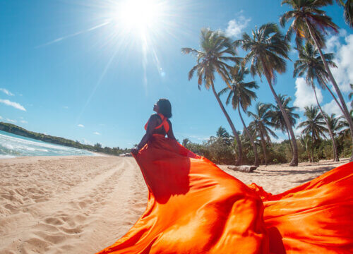 Flying Dress Photoshoot Punta Cana | PHOTOUR PRO