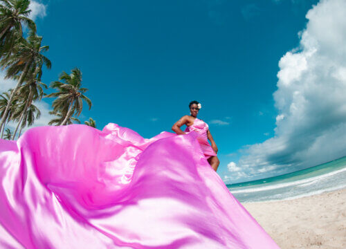 Flying Dress Photoshoot Punta Cana | PHOTOUR PRO